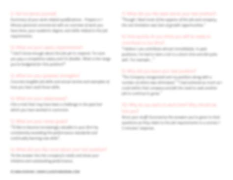 Image result for Most Common Interview Questions