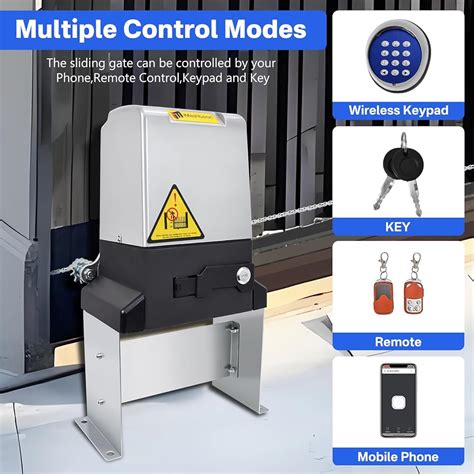 IMeshbean Automatic Sliding Gate Opener 3300LBS with 4 Remote India | Ubuy