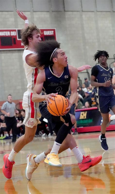 Mater Dei boys basketball wins battle with Notre Dame to reach CIF ...