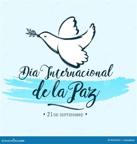 Dia Internacional De La Paz, International Day Of Peace Spanish Text ...