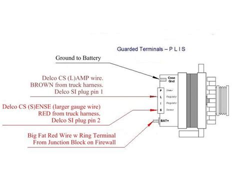 gm cs alternator wiring diagram