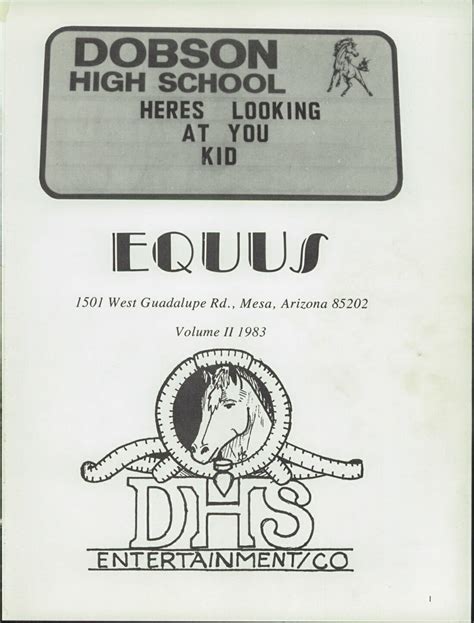 1983 Dobson High School Yearbook - Your Yearbooks