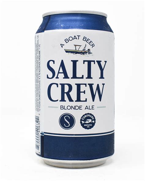 Coronado Brewing, Salty Crew, Blonde Ale, 12oz Can
