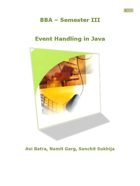Image result for Java Event Handling Tutorial