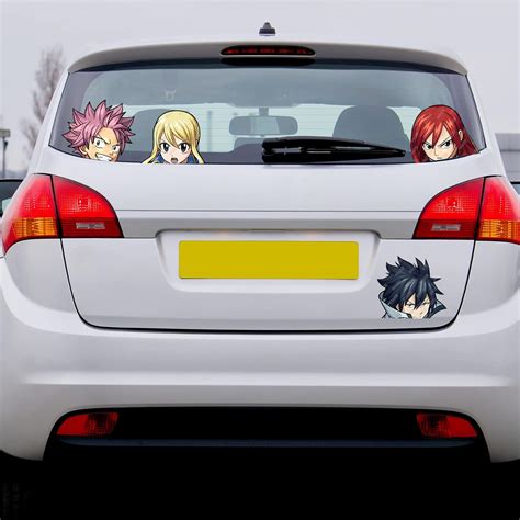 Buy oneZHI 4 Pack 5.5 inch Anime Car Decals Fairy Bumper Sticker ...