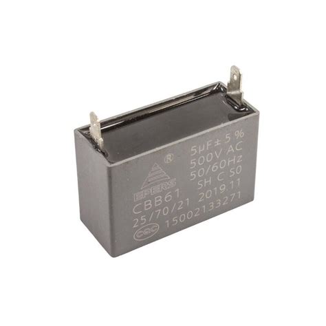 CBB61 5uF 500VAC Boxed Capacitor Motorobit - Motorobit.com