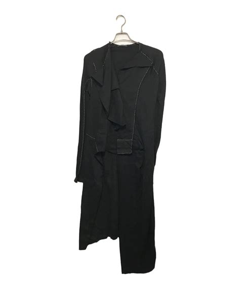 [Pre-owned] Yohji Yamamoto FEMME White Stitch Design Coat FV-J04-300 – Archive Factory