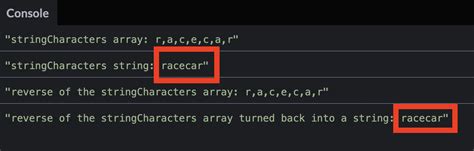 Palindrome Using Loops in JavaScript 的图像结果