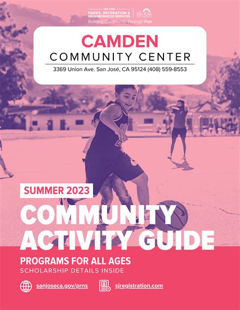 Camden Community Center | Summer 2023 | Community Activity Guide by San ...