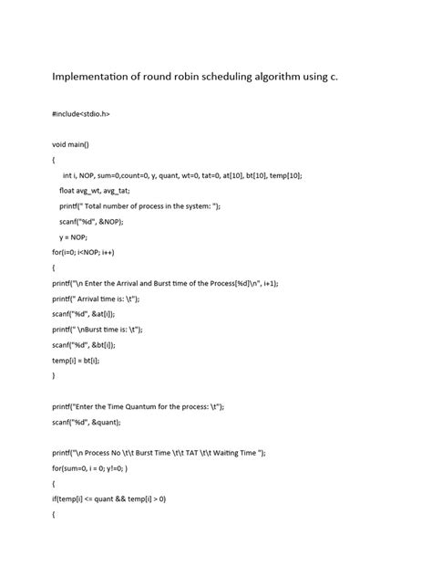Image result for Round Robin Scheduling Algorithm Example