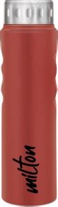 MILTON Stream 1000 Stainless Steel Water Bottle, 1030 ml, Red 1030 ml ...