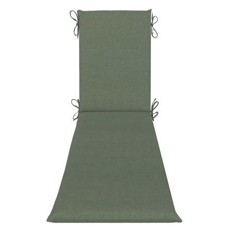Honeybloom Endive Green Premium Outdoor Chaise Lounge Cushion | At Home