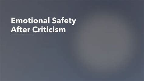 Emotional Safety After a Criticism-Heavy Relationship | Click2Pro