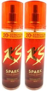 KS SPARK power series Perfume Body Spray(135ml) pack of 2 Deodorant ...
