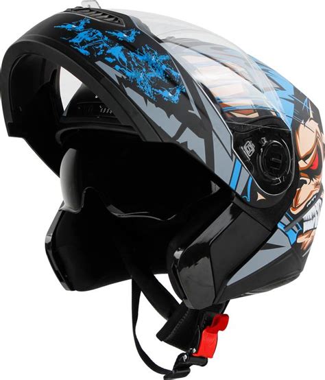 Steelbird SBA-7 Ape ISI Certified Flip-Up Helmet for Men and Women with ...