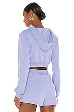 superdown Danna Crop Hoodie in Periwinkle | REVOLVE
