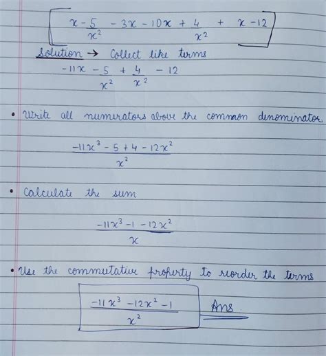 What is the simplified form of x minus 5 over x squared minus 3x minus ...