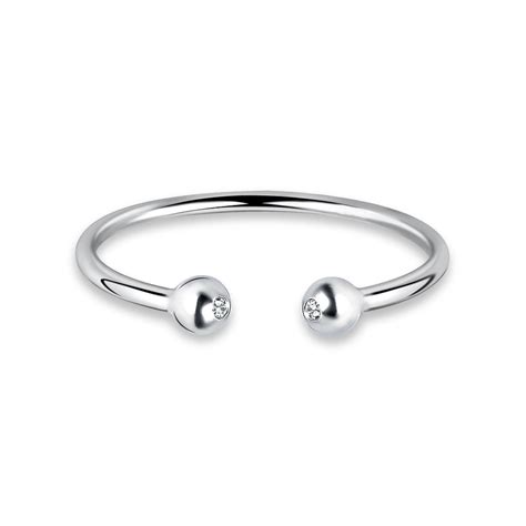 LeCalla - Buy 925 Sterling Silver Adjustable Tiny Balls Knuckle ...