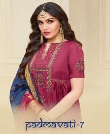 Padmavati Vol 7 By Moof Fashion Designer Dress Materials Catalogue