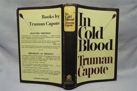 In Cold Blood : First printing by Capote, Truman: Near Fine Hardcover ...