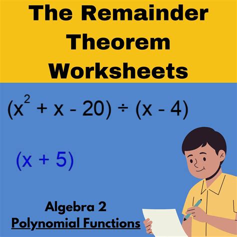 Image result for Printable Worksheet Applications of Remainder Theorem