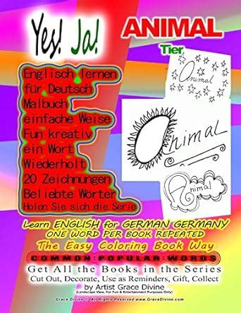 Yes! ANIMAL Learn ENGLISH for GERMAN GERMANY ONE WORD PER BOOK REPEATED ...