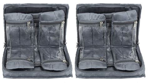 Kuber Industries Satin Beads Design 2 Pieces Jewellery Pouch Cum Makeup ...