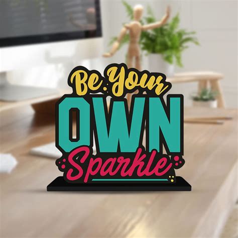 Buy Artvibes Art Vibes Wooden Idols and Figurine Be Your Own Sparkle ...