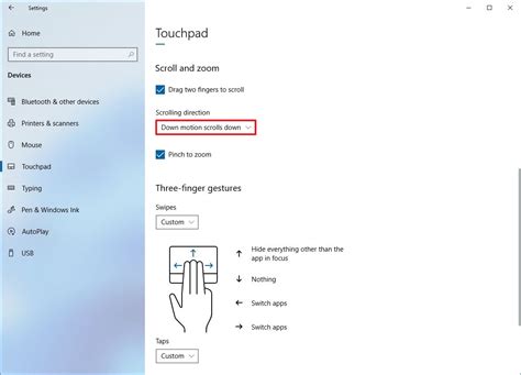 Image result for Scroll Direction On Touchpad