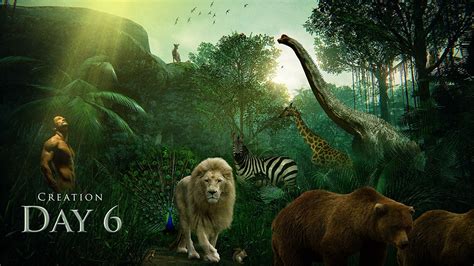 7 Days of Creation Week - Day 6 11" x 17" Art Print