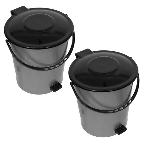Kuber Industries Pedal Dustbin With Handle|Plastic Small Bin For Office ...