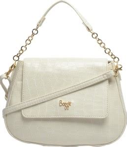 Buy Baggit Women White Hand-held Bag WHITE Online @ Best Price in India ...