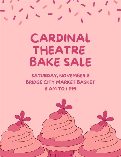 Cardinal Theatre Bake Sale, Market Basket, Bridge City, TX, 8 November ...