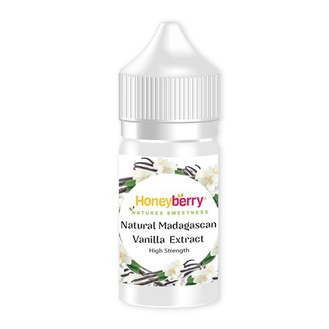 Buy HONEYBERRY 30ml Natural Madacan Vanilla Food Extract - Professional ...