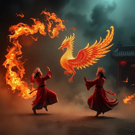 The Firebird's Dance: A Ritual of Hope and Renewal in Ancient China ...