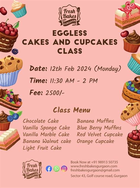 Menu at Fresh Bakes Gurgaon, Gurugram