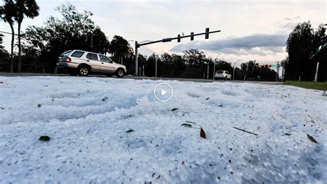 Southern Storms Hit Florida and Texas With Large Hail - The New York Times
