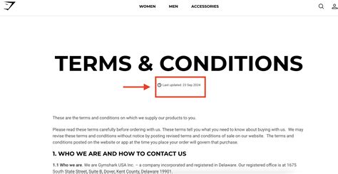 How to Write Terms and Conditions and Why Every Clothing Store Needs ...