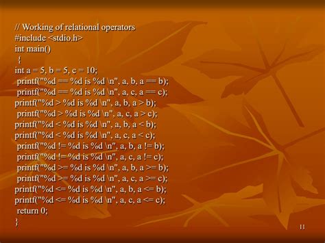 Image result for Operator Code Program in C