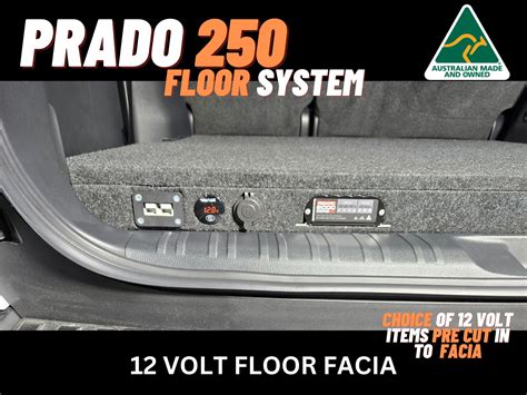 Prado 250 False Floor - Solid Deck with Battery Tray | Hybrid Safe, No ...