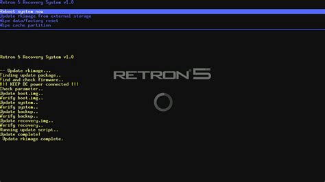 Restore Factory settings using OSX | retron5.in