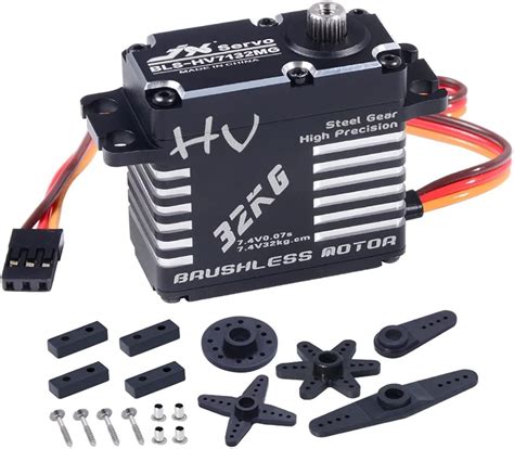 JX Servo BLS-HV7132MG 32KG 120 Steel Gear High Precision India | Ubuy