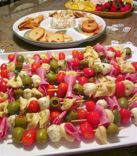 Book Club Food Ideas: Assortment of Cold Appetizers