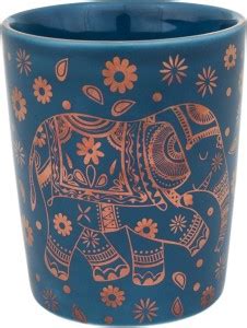 chumbak Regal Elephant TU01 Glass Water/Juice Glass Price in India ...
