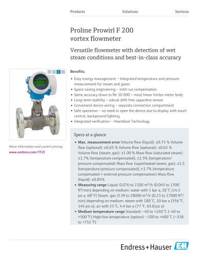 FMP51 - Endress+Hauser AG - PDF Catalogs | Technical Documentation ...