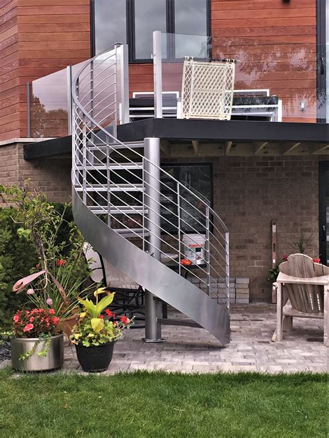Exterior Spiral Staircases