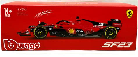 Bburago 2023 F1 Ferrari SF23 Ferrari Racing Team #16 Racing C Leclerc ...