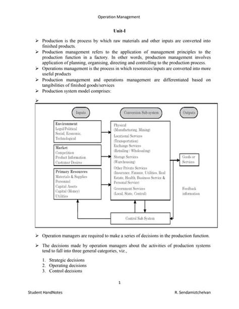 Operation Management Lecture Note 的图像结果
