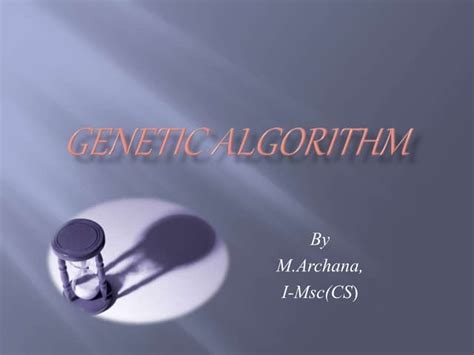 Image result for Genetic Algorithm Webinar Poster