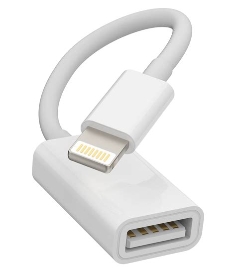 RuhZa Lightning to USB Camera Adapter Converter, USB 3.0 OTG Cable for ...